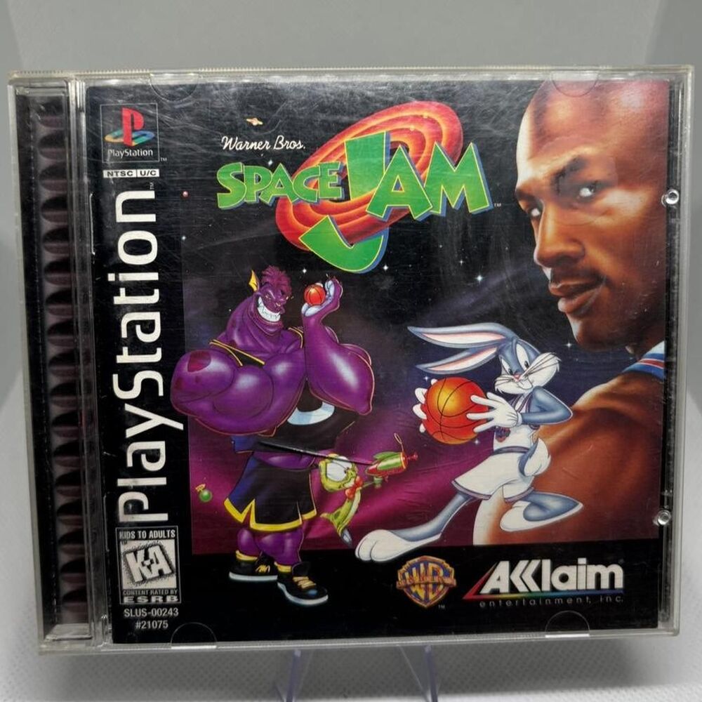 Vintage 1996 Space Jam PlayStation 1 PS1 Game CIB